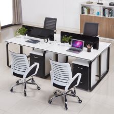 現代辦公室家具 員工桌屏風與桌椅的組合設計與高效應用